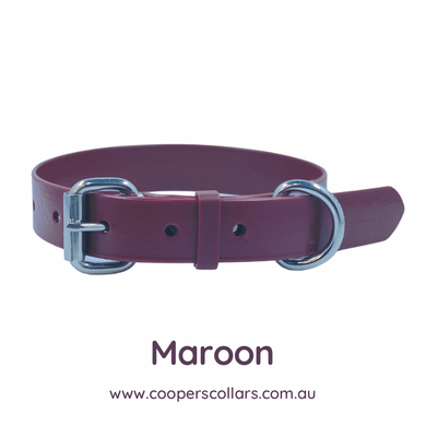 Maroon Dog Collar