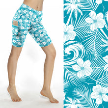 Load image into Gallery viewer, Frangipani Waves Shorts