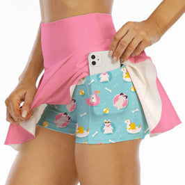 Coral skort