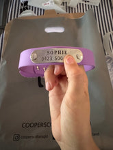 Load image into Gallery viewer, Amethyst Dog Collar