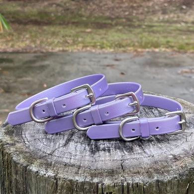 Lavender Shimmer Dog Collar