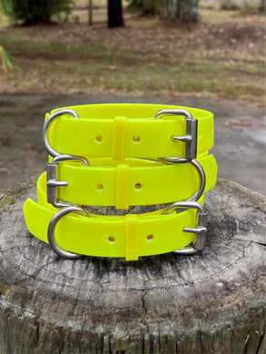 Fluro Yellow Dog Collar