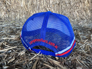 Blue & Red Coopers Collars Hat