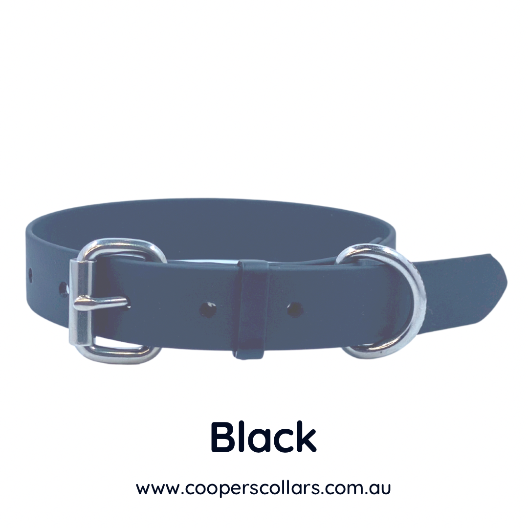 Black Dog Collar – Coopers Collars