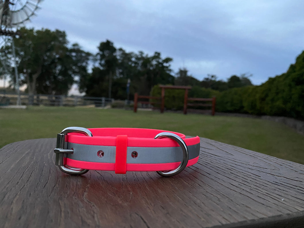 Reflective Safety Collar PINK