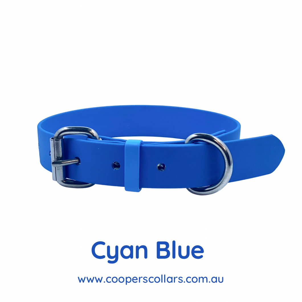 Light blue online dog collar